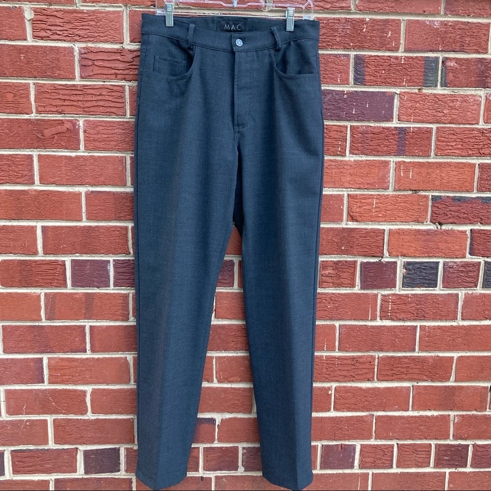 MAC Ranger men jean trousers pants black size 32/32 button zip closure